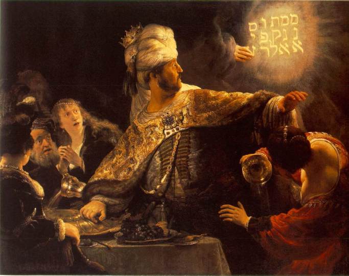 Rembrandt_-_Belshazzar's_Feast_-_WGA19123